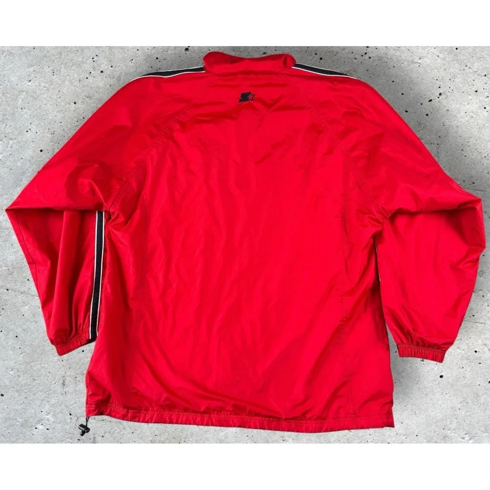 Vintage Starter Georgia Bulldogs Jacket Large Full Zip Windbreaker 90s Logo‎